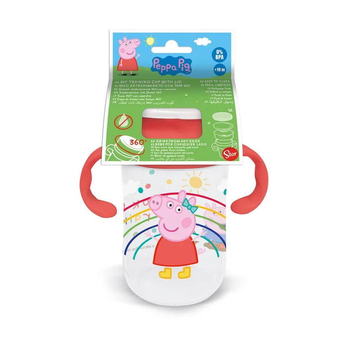 Stor Peppa Pig Little One Ποτήρι Εκπαίδευσης 360 Μοιρών για Νήπια