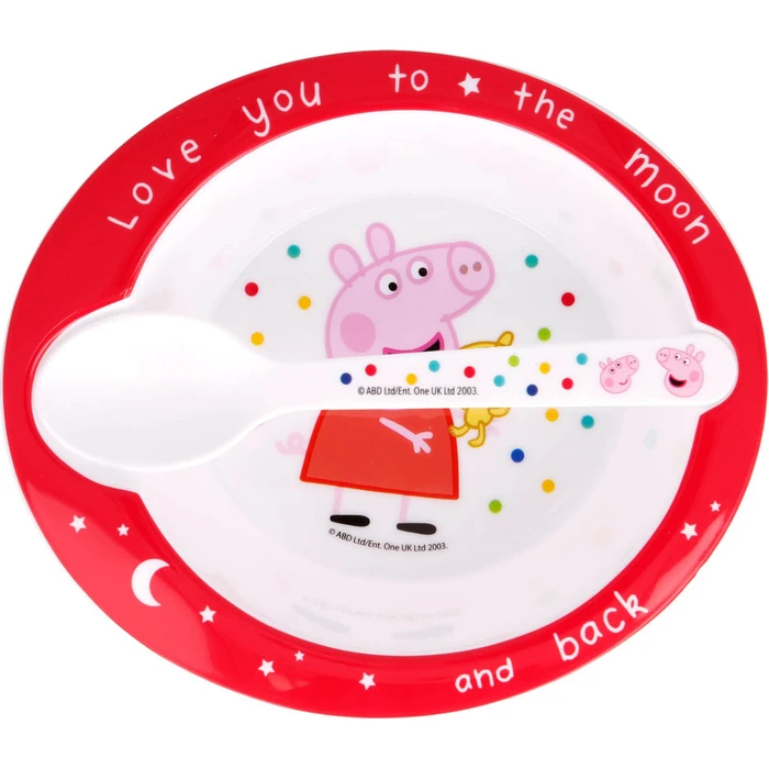 Stor Peppa Pig Little One Toddler 2 Pcs Micro Set