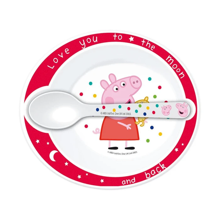 Stor Peppa Pig Little One Toddler 2 Pcs Micro Set