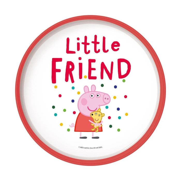Stor Peppa Pig Little One Non Slip Bicolor Premium Plate