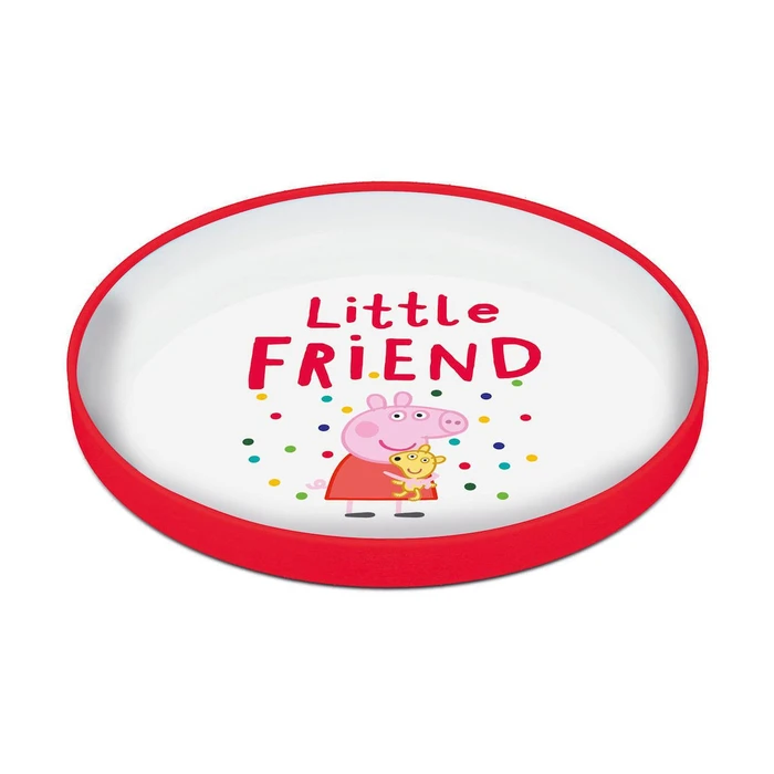 Stor Peppa Pig Little One Non Slip Bicolor Premium Plate