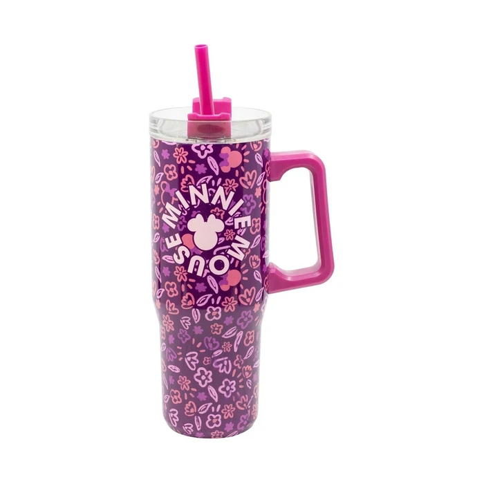 Stor: Minnie Mouse - Cherrylicious Insulated Stainless Steel XL Cool Mug 920ml (31443)