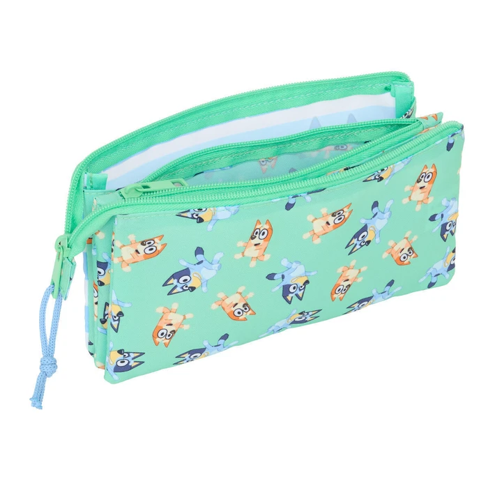 Triple Carry-all Bluey Sisters Green 22 X 12 X 3 Cm