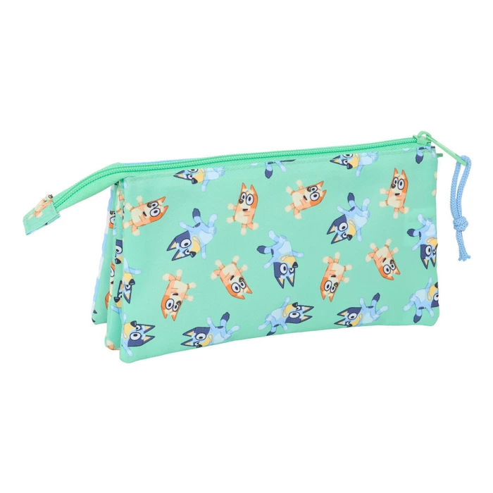 Triple Carry-all Bluey Sisters Green 22 X 12 X 3 Cm