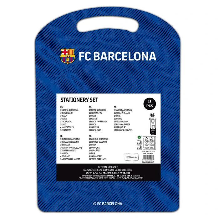 Safta FC Barcelona Σετ Γραφικής Ύλης 25 26 Home Kit