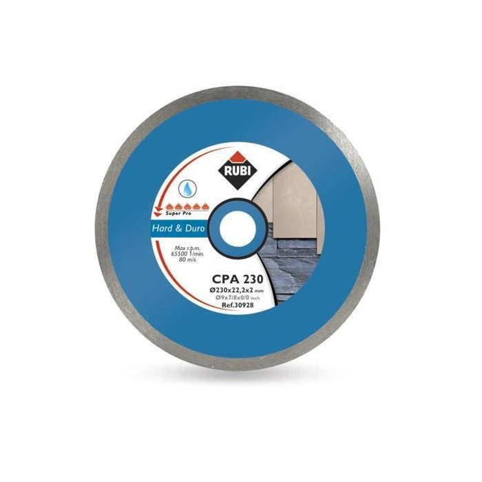 Sara Diamond Cutting Disc for Building Materials, 250 mm, 25.4 mm Bore - Model 30929
