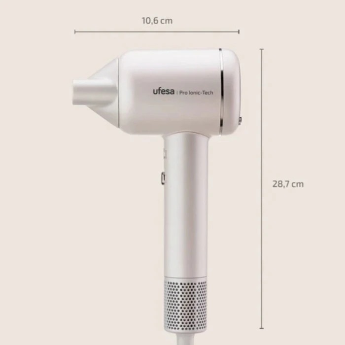 UFESA Πιστολάκι PRO IONIC-TECH Λευκό