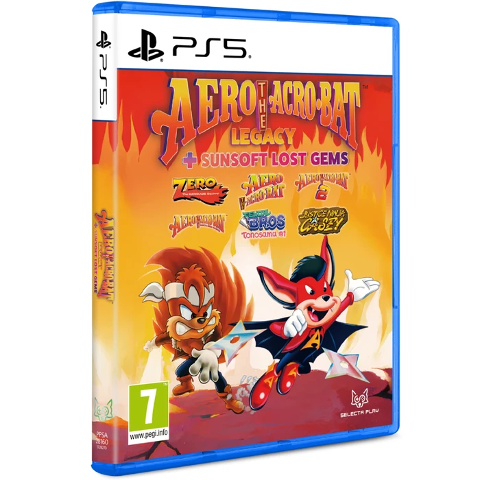 PS5 Aero The Acro-Bat Legacy + Sunsoft Lost Gems (Selecta Vision)