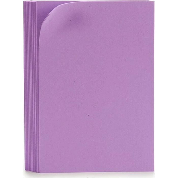 Pincello Χαρτόνι Eva No2 Διπλής Όψης Μωβ 10 Φύλλα 20x30εκ.