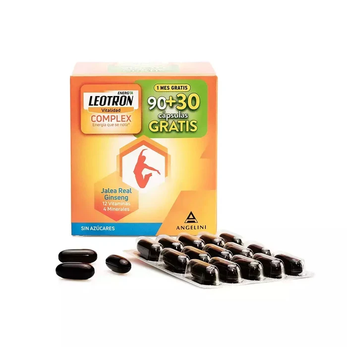 Angelini Leotron Vitalidad Complex Πολυβιταμίνη 90+30 ταμπλέτες για Ενέργεια, Ενίσχυση του Ανοσοποιητικού & τo Δέρμα