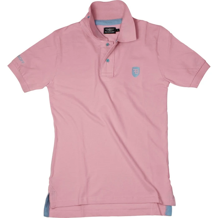 Bobroff Polo Αθλητική Μπλούζα Κοντομάνικη Ροζ