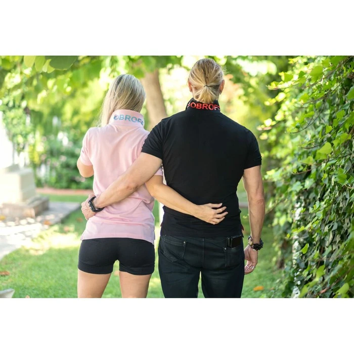 Bobroff Polo Αθλητικό T-shirt Μαυρο