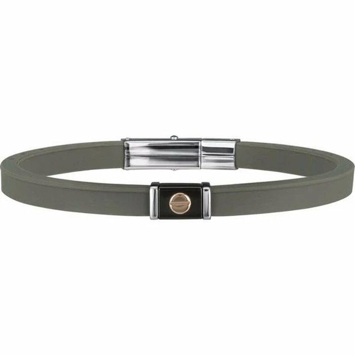 Breil Ανδρικό Δερμάτινο Βραχιόλι 20 cm - TJ1941