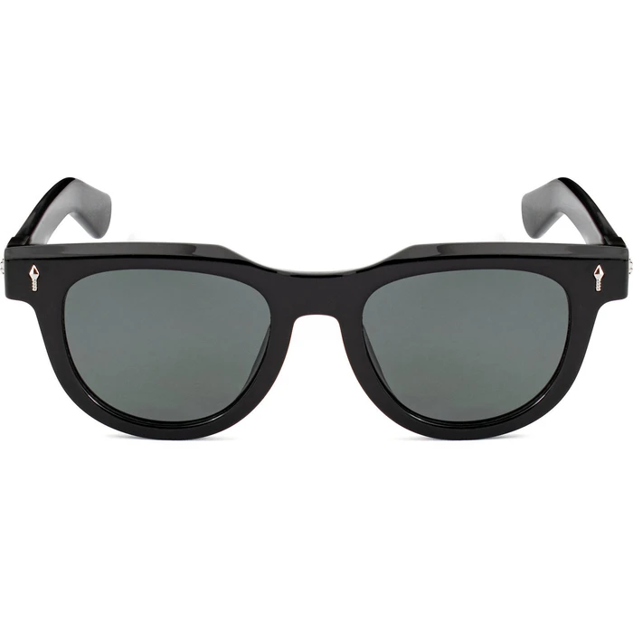 Bobroff Unisex Γυαλιά Ηλίου με Μαύρο Κοκκάλινο Σκελετό και Μαύρο Φακό