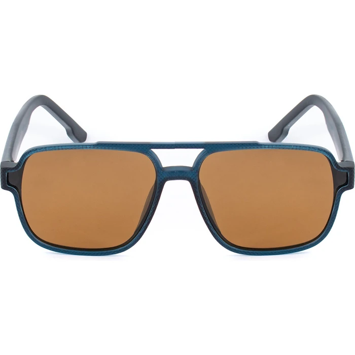 Bobroff Ανδρικά Γυαλιά Ηλίου με Μπλε Κοκκάλινο Σκελετό και Καφέ Φακό