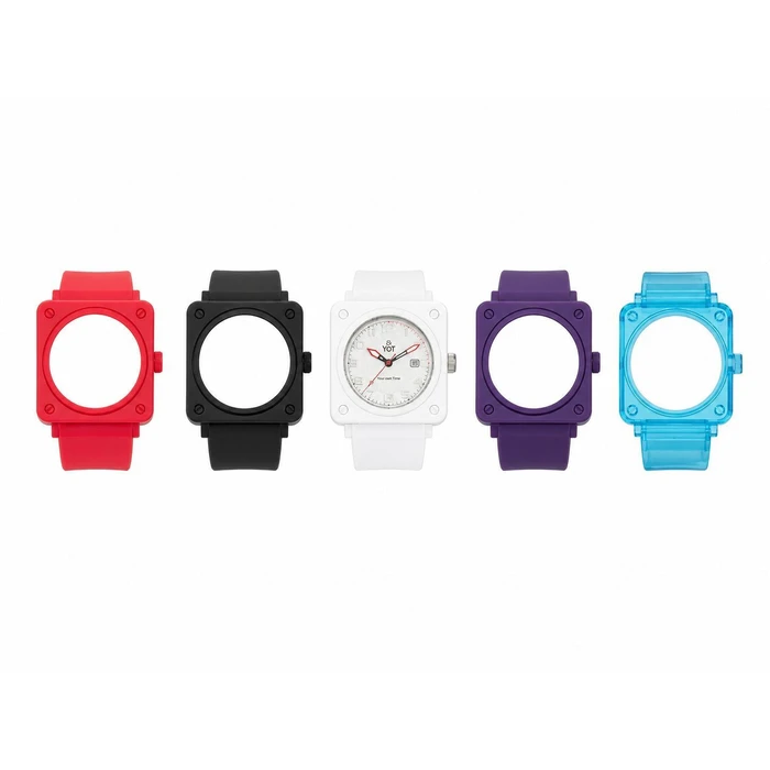UNISEX WATCH YOT CP30119Q-SP03 (41.5 mm) - Quartz analog watch with 5 interchangeable straps