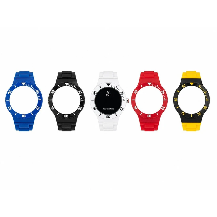 YOT Unisex Digital Watch CP40162-SP01 (41.5 mm) - 5 Interchangeable Straps