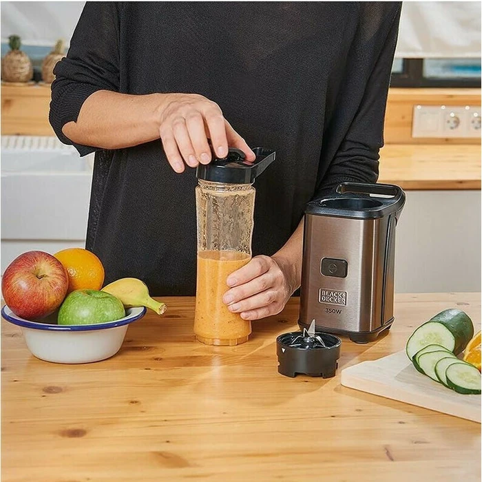 Black & Decker Blender Cup Grey Transparent 300 W 600 ml