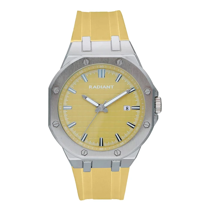 Radiant Γυναικείο Ρολόι RA652204 44mm Κίτρινο Καουτσούκ