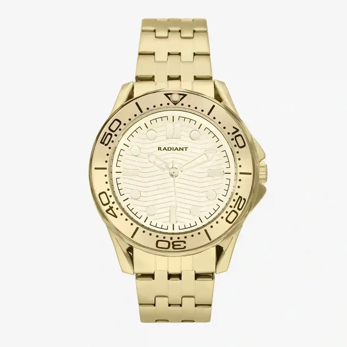 Radiant Ανδρικό Ρολόι RA653204 42mm Χρυσό