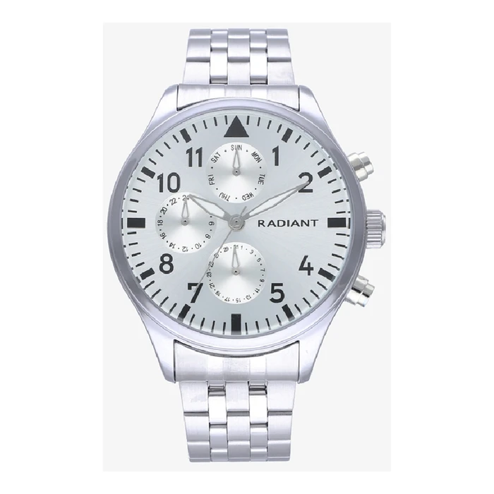 Radiant Ανδρικό Ρολόι 43mm με Μεταλλικό Μπρασελέ RA612707B