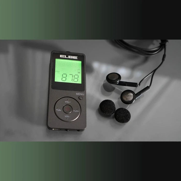 Elbe RF95 Ραδιοφωνάκι Επαναφορτιζόμενο Γκρι