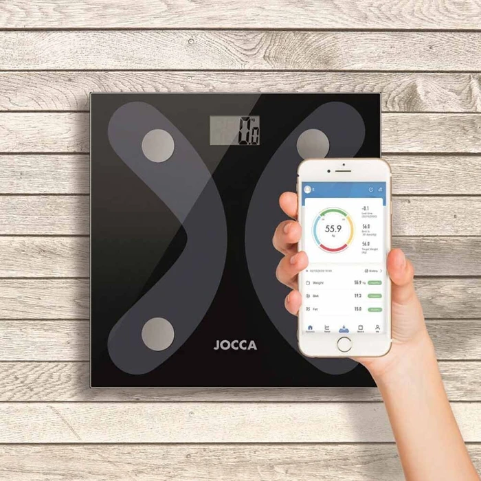 JOCCA Smart Bathroom BT Scale Black