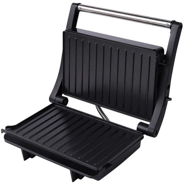 JOCCA Panini Grill 2 Slices 1000W Black