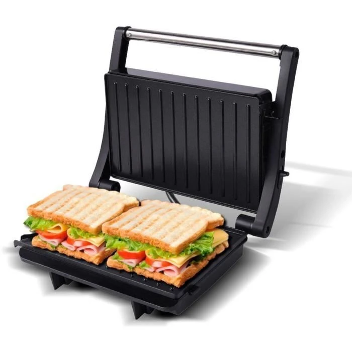 JOCCA Panini Grill 2 Slices 1000W Black