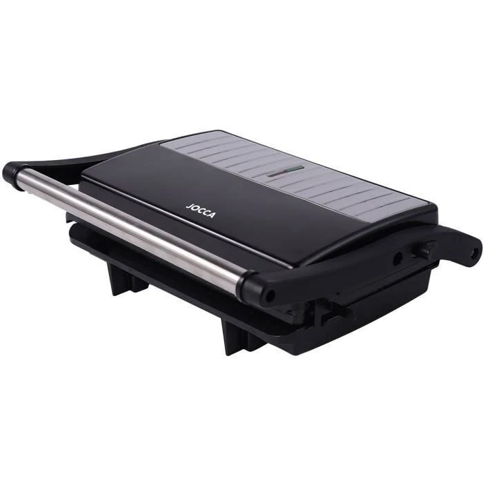 JOCCA Panini Grill 2 Slices 1000W Black