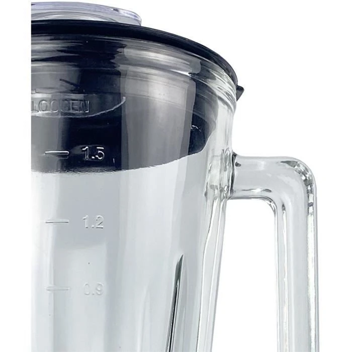 JOCCA Μπλέντερ με Κρυστάλλινη Κανάτα 1000W Μαύρο