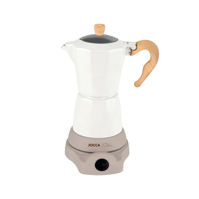 JOCCA Electric Italian Coffee Machine Nature Line White