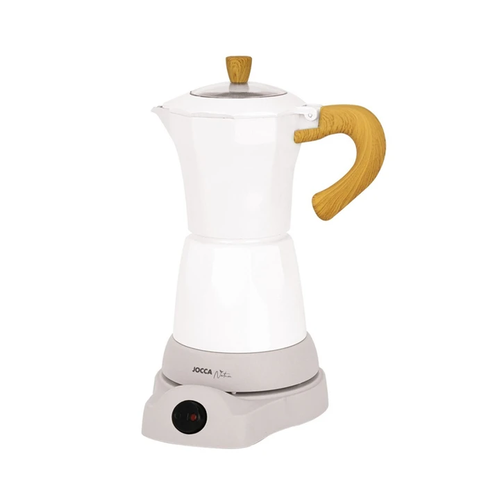 JOCCA Electric Italian Coffee Machine Nature Line White