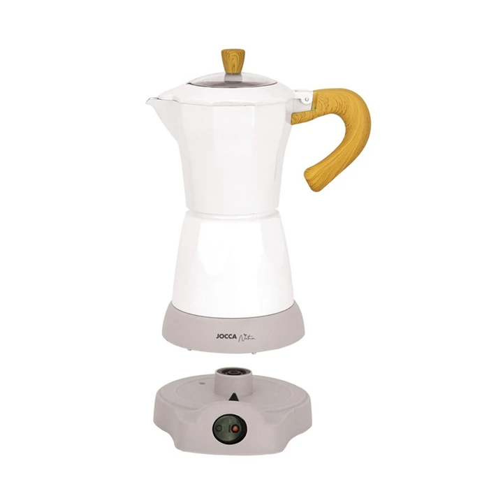 JOCCA Electric Italian Coffee Machine Nature Line White