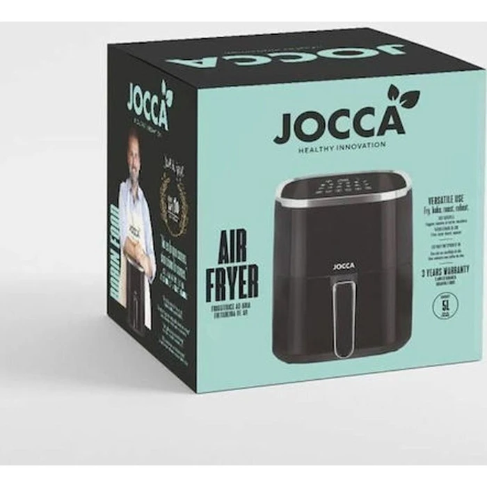 JOCCA Q-MAX Single Hot Air Fryer 5L 1450W Black