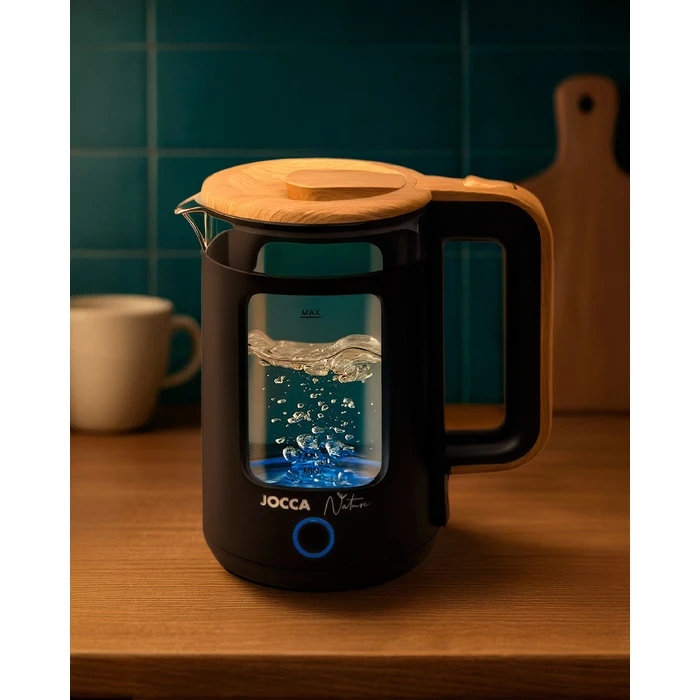 JOCCA Ηλεκτρικός Βραστήρας 1.8L 1500W Μαύρος