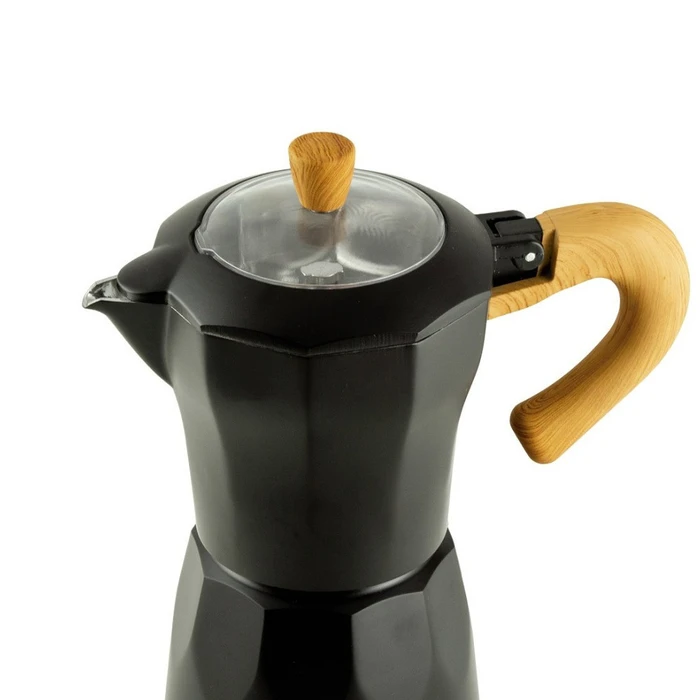 JOCCA Electric Italian Coffee Maker Nature Line Black