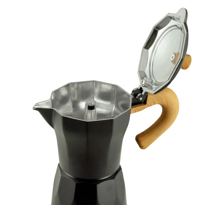 JOCCA Electric Italian Coffee Maker Nature Line Black