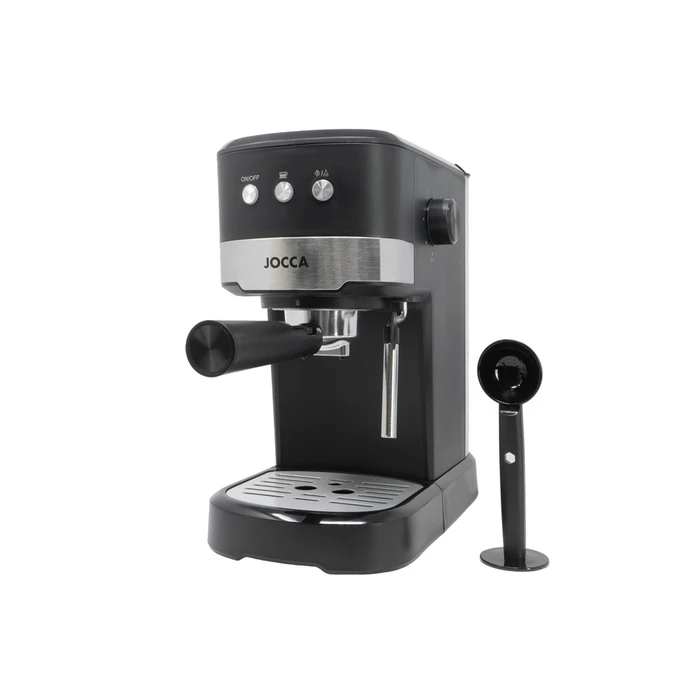 JOCCA Μηχανή Εσπρέσο 20 Bars με Ατμοποιητή και Αφαιρούμενο Δοχείο 1.25L Μαύρη