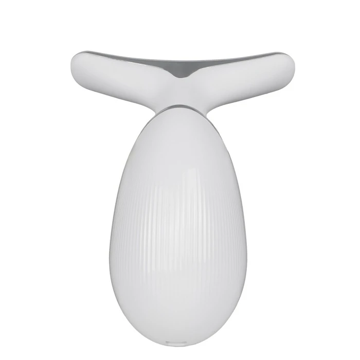 Facial and Neck Beauty Device JOCCA Pulsed Light Neck and Face Massager with 3 Modes White