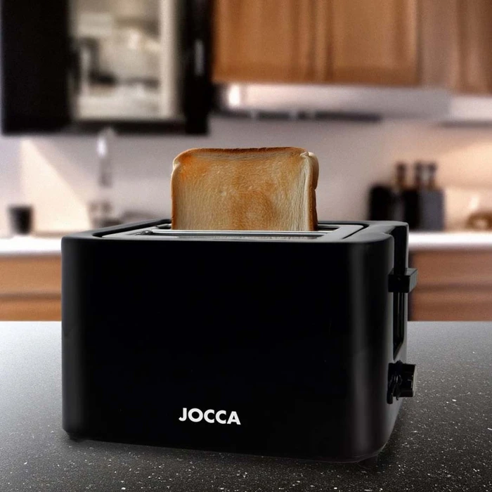 JOCCA 2 Slice Toaster 700W Black