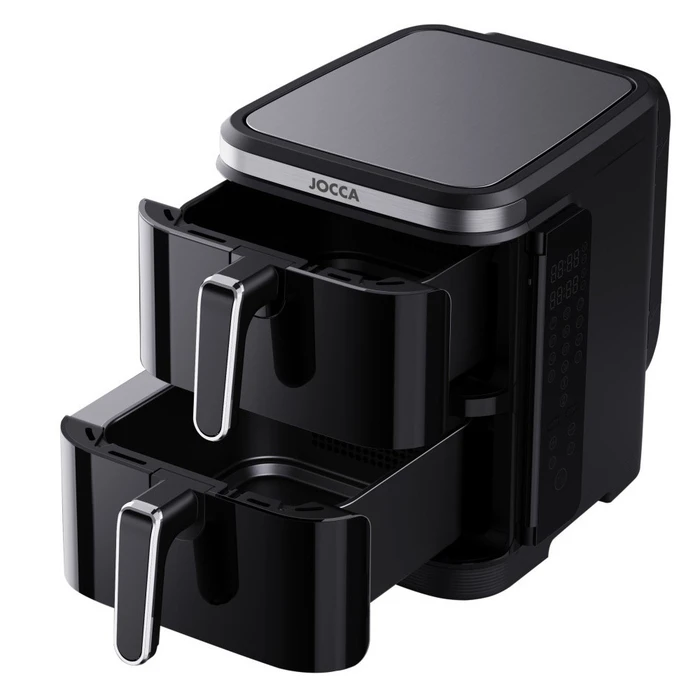JOCCA Air Fryer Double Air Fryer Black 11L