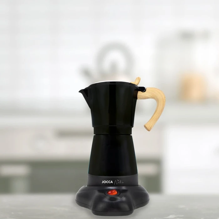 JOCCA Electric Moka Pot 480W Black