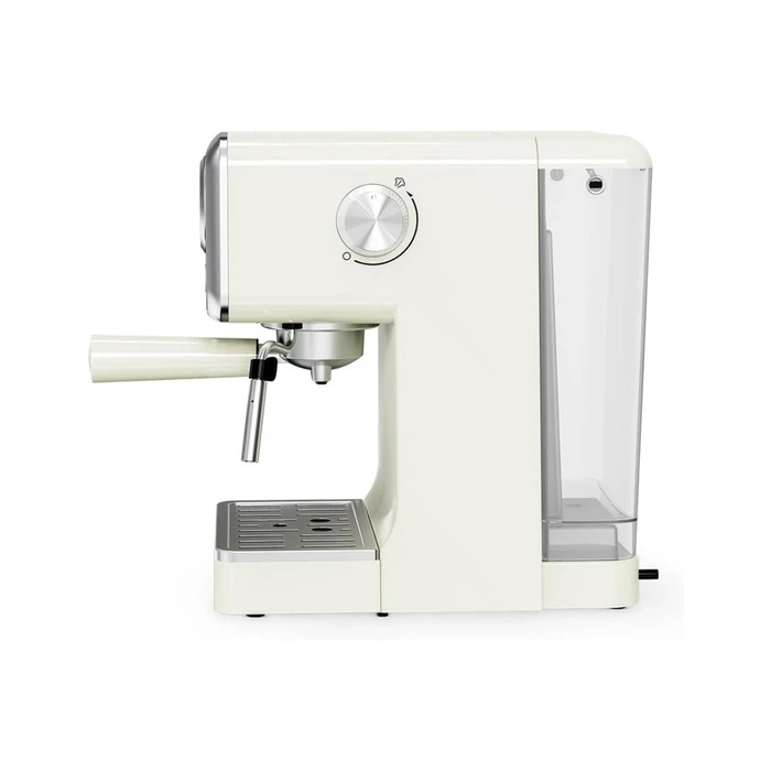 JOCCA Retro Espresso Coffee Machine 15 Bars with Removable Deposit 1.7L Creme