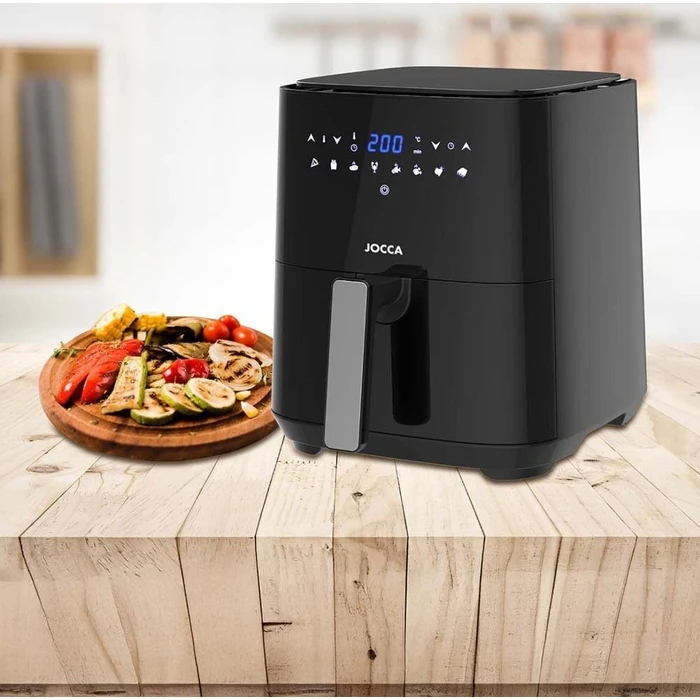 JOCCA Digital Air Fryer 5L 1450W Black