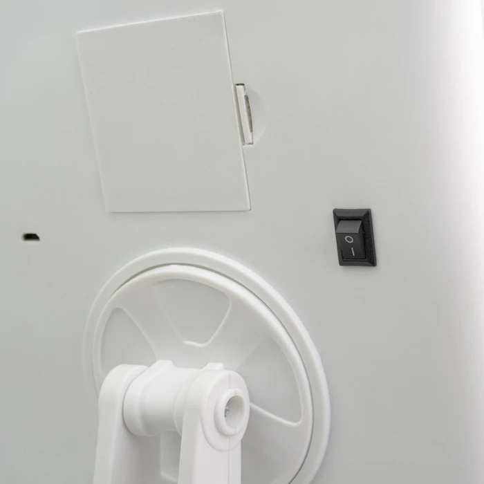 JOCCA Foldable Makeup Mirror with LED Light and 1X 2X 3X Magnification White