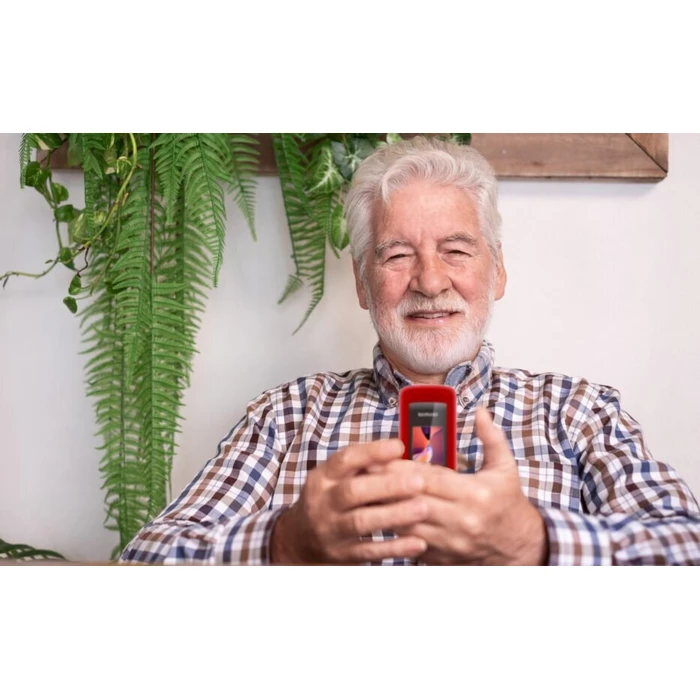 AIWA Τηλέφωνο Flip Style Dual SIM Κόκκινο