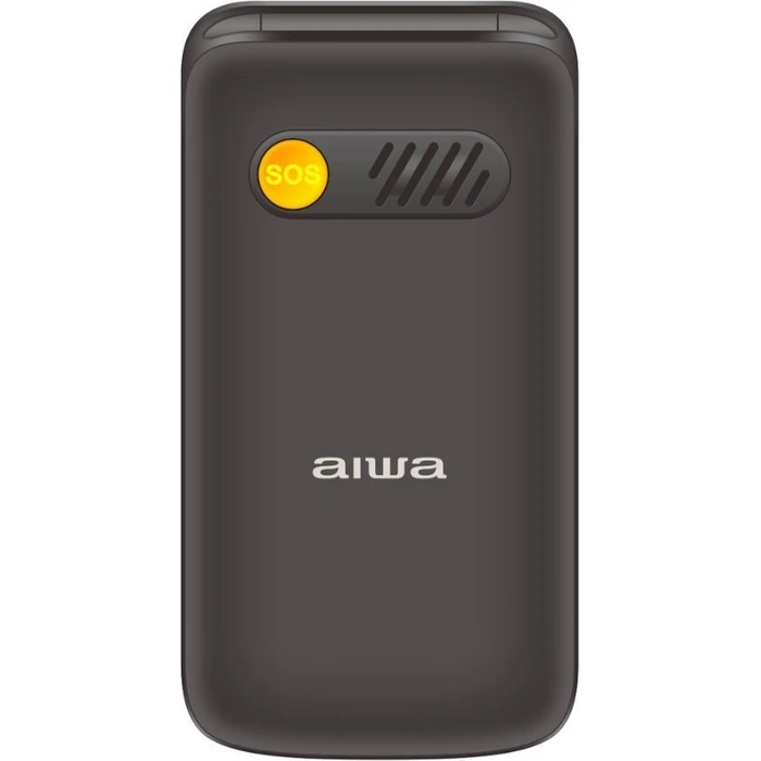 AIWA Τηλέφωνο Κινητό Αναδιπλούμενο Slim BT Clamshell 4G Διπλής SIM Μαύρο