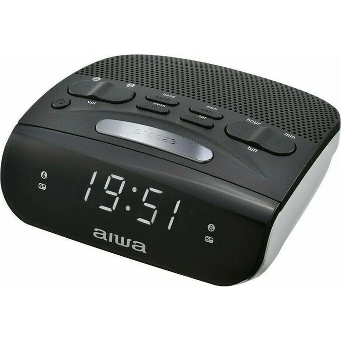 AIWA Ξυπνητήρι με Ραδιόφωνο AM FM Μαύρο