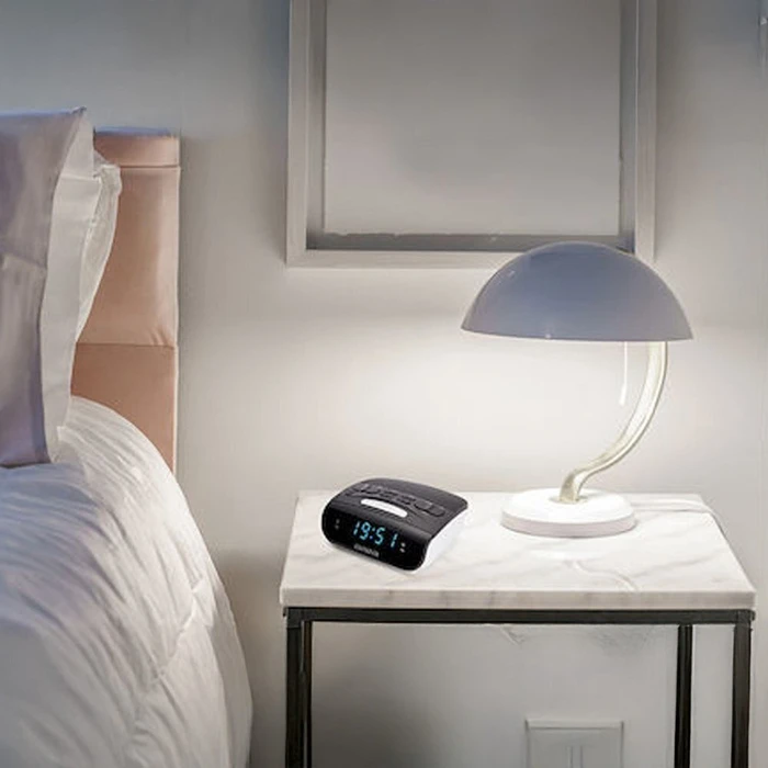 AIWA Ξυπνητήρι με Ραδιόφωνο AM FM Μαύρο